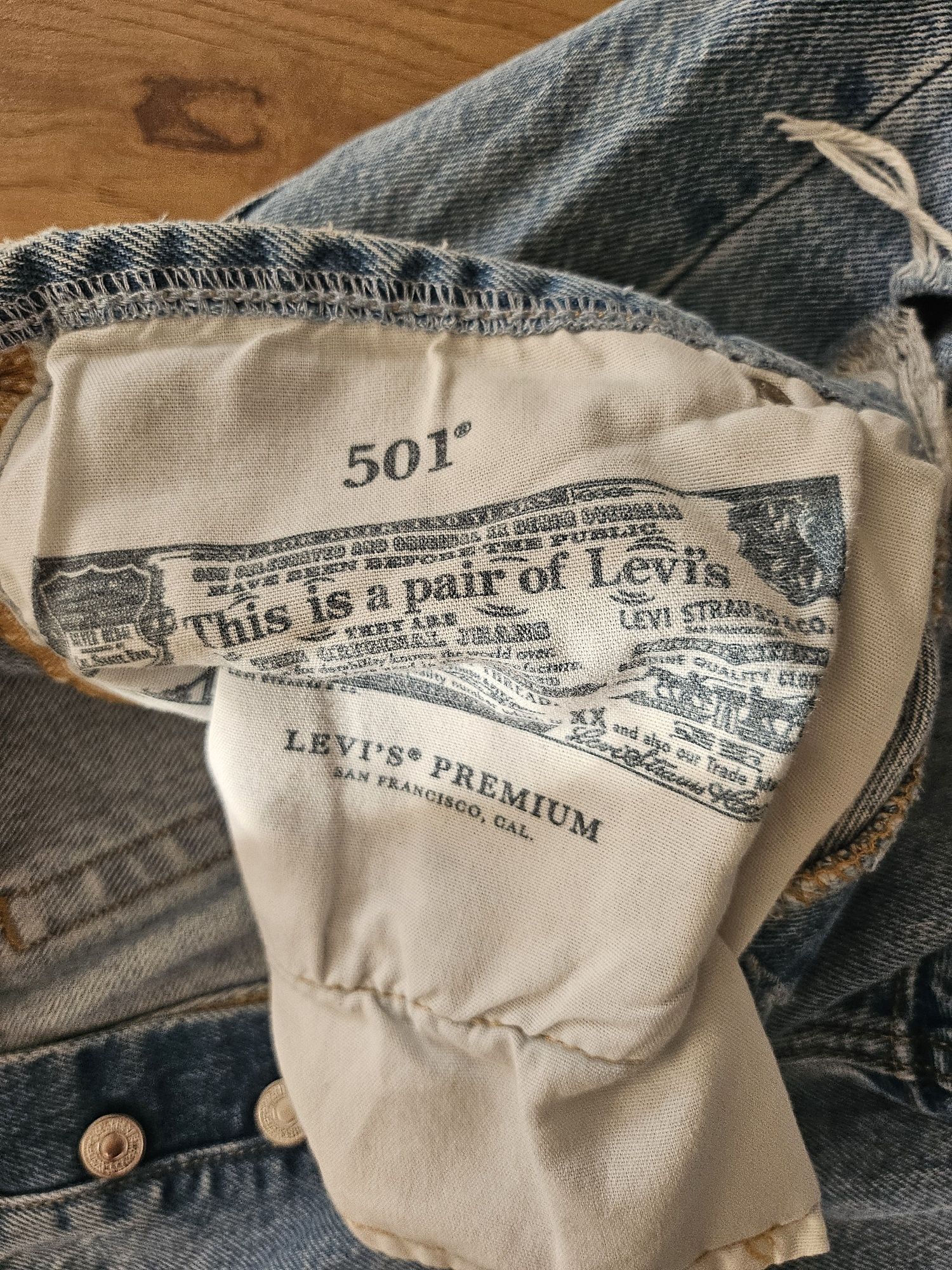 Spodnie jeans Levis 501