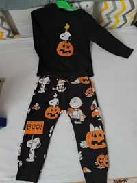 Komplet NOWY bluza spodnie Halloween dynia 92