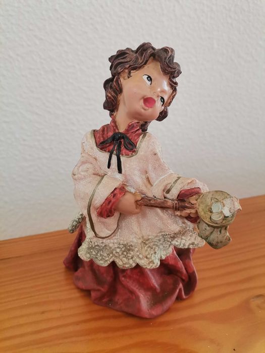 Bibelot Menina vestido bolsa