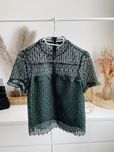 Elegancka bluzka koronka ZARA