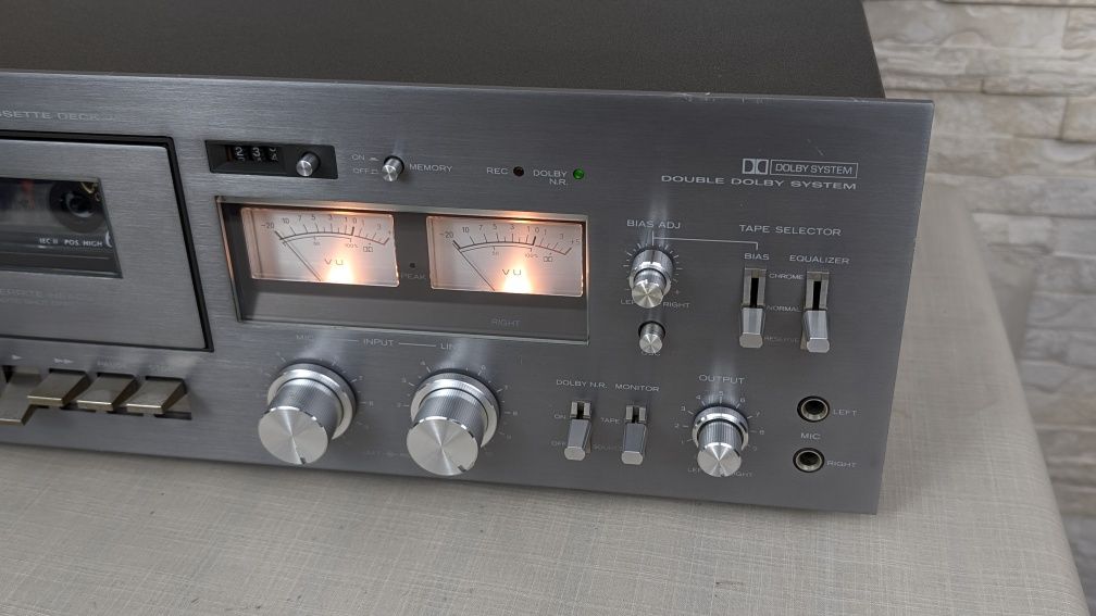 Kenwood KX-1003 Wysokiej klasy magnetofon kasetowy 3-głowicowy vintage