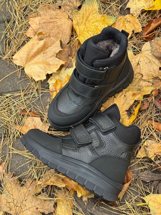 Woopy Зимові черевики натуральному хутрі дитячі хлопчику Вупі дівчині