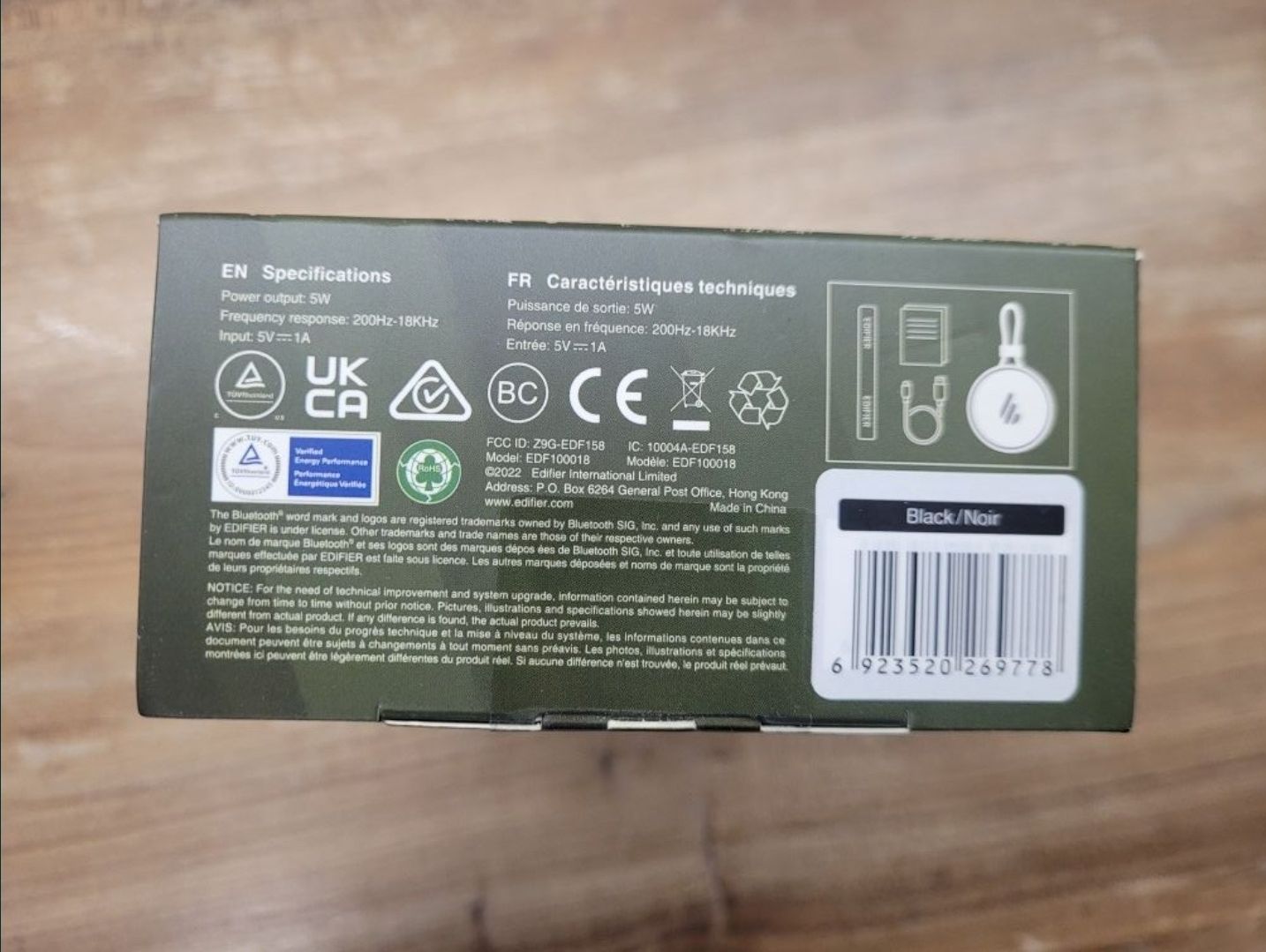 Głośnik Bluetooth Edifier MP100 Plus 5W