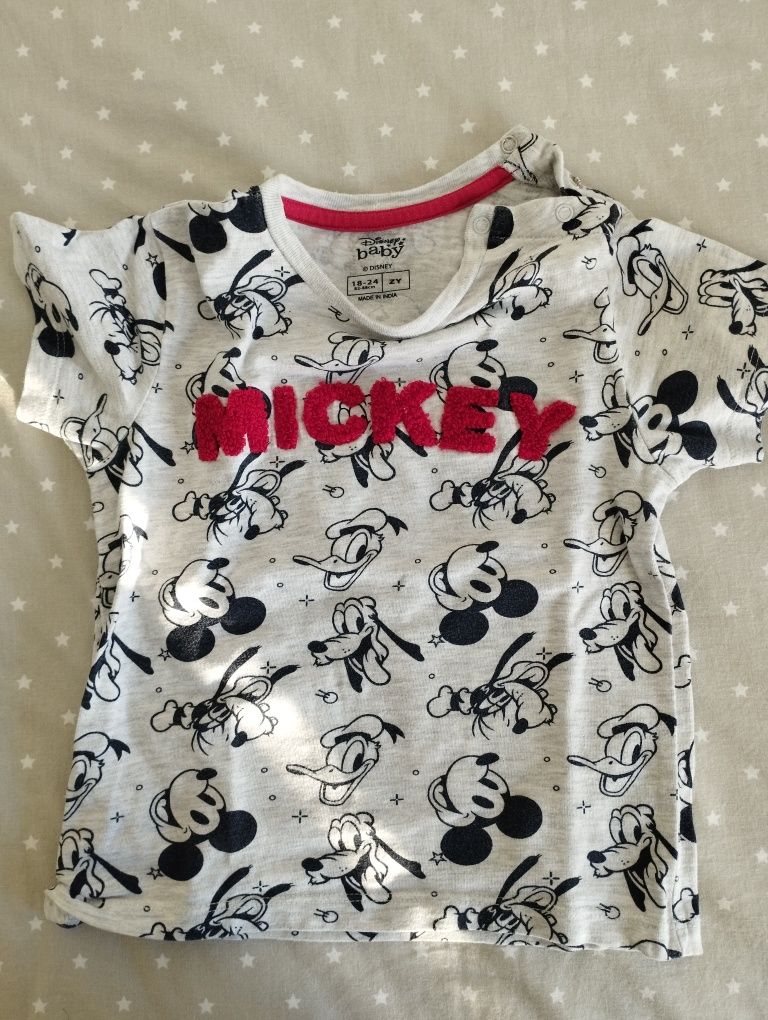 T-shirt Mickey menino 18-24 meses