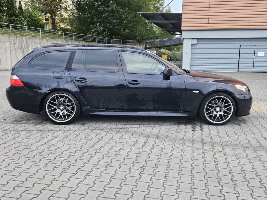Bmw e61 ori m-pakiet 3.0d 218km automat carbonschwarz