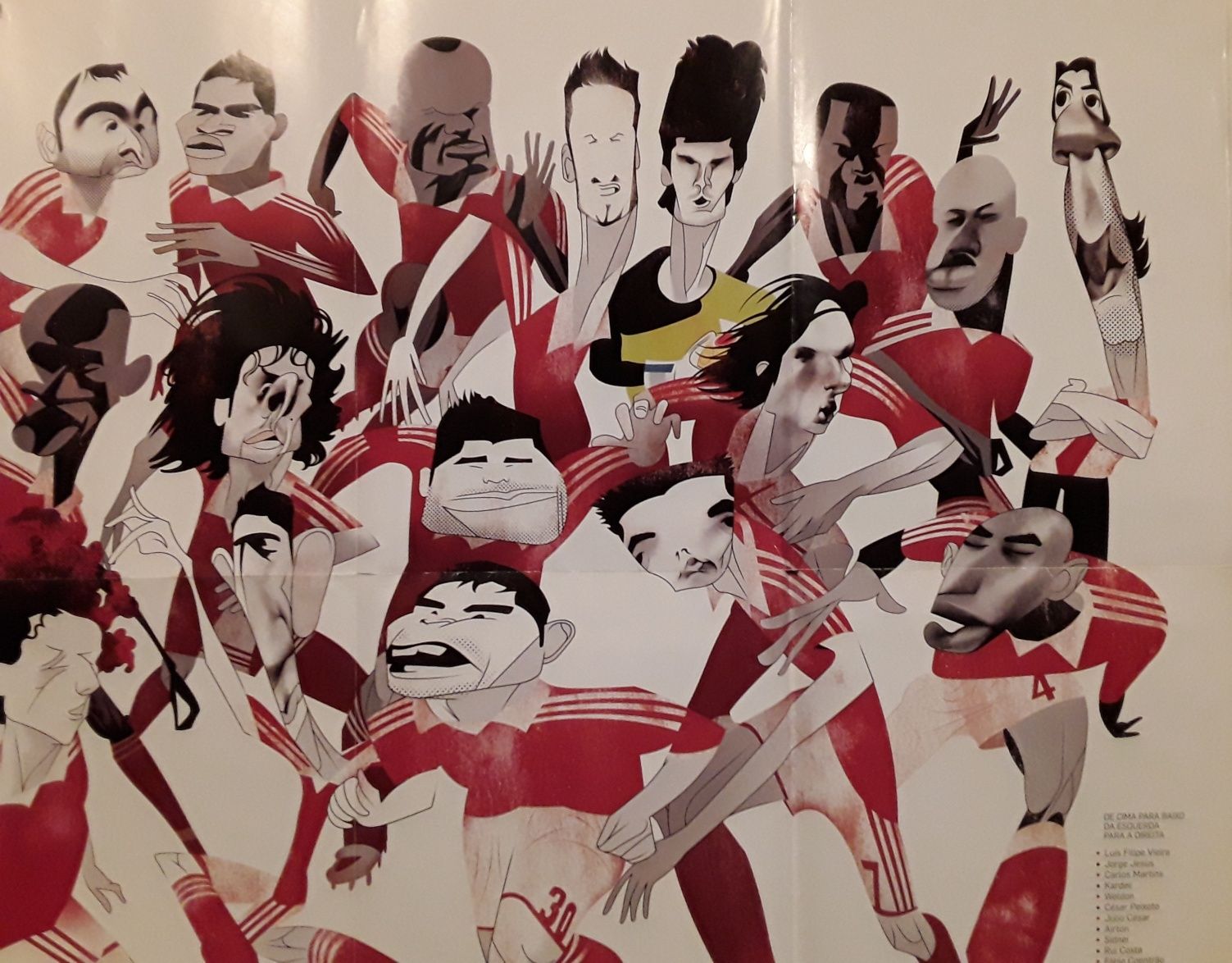 Poster S L Benfica Campeão Nacional 2009/2010