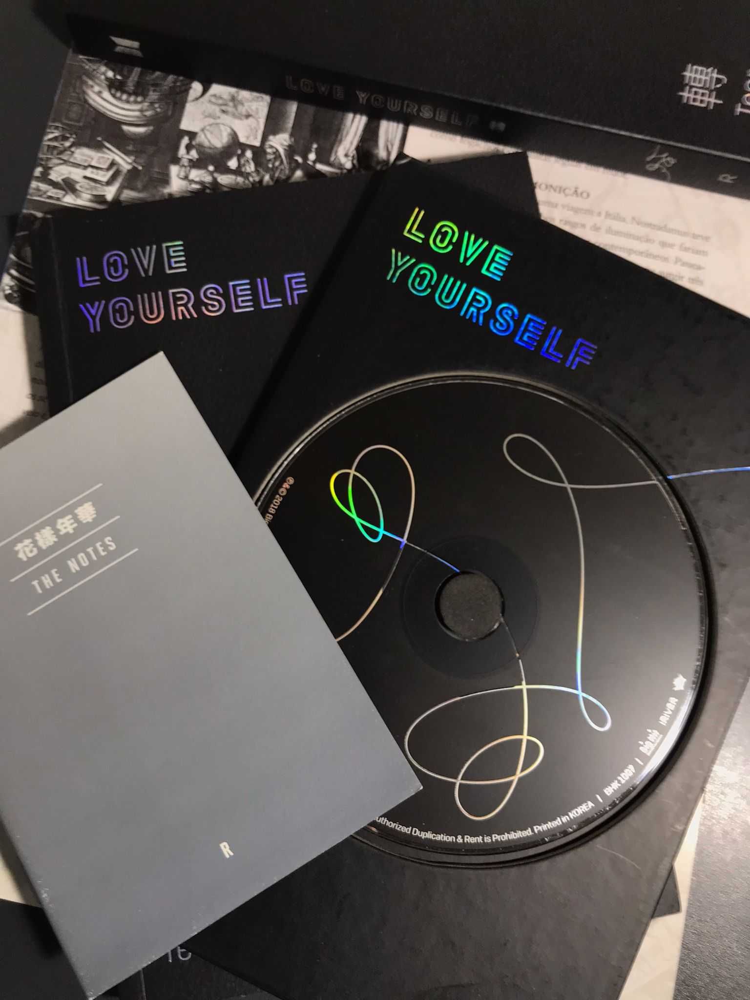 BTS Love Yourself: Tear (Versão R) - Photocard Yoongi/Suga