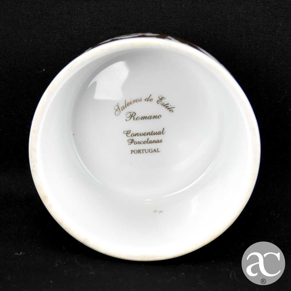 Saleiro Porcelana estilo Romano, Conventual Porcelanas