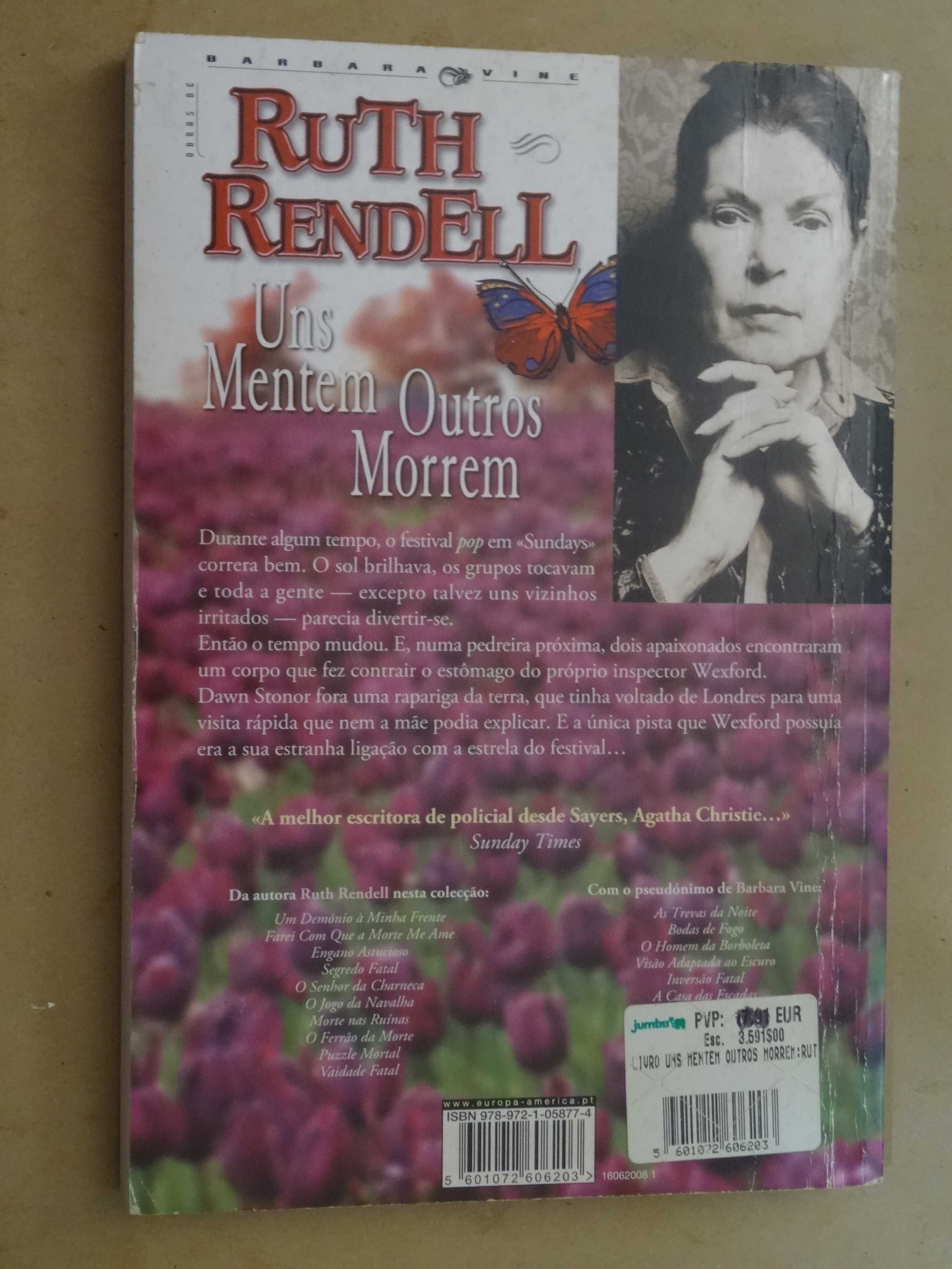 Uns Mentem, Outros Morrem de Ruth Rendell