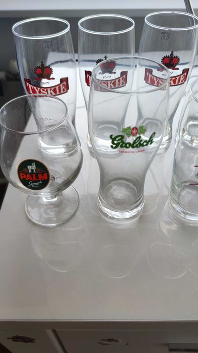 Szklanki, kufle do piwa