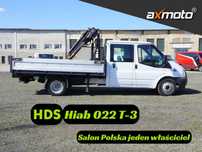 Ford Transit HDS Hiab 022 T-3 Mocny/podpory Auto Salon Polska jeden Właściciel  HDS Hiab 022 T-3 Mocny/podpory Auto Salon Polska jeden Właściciel