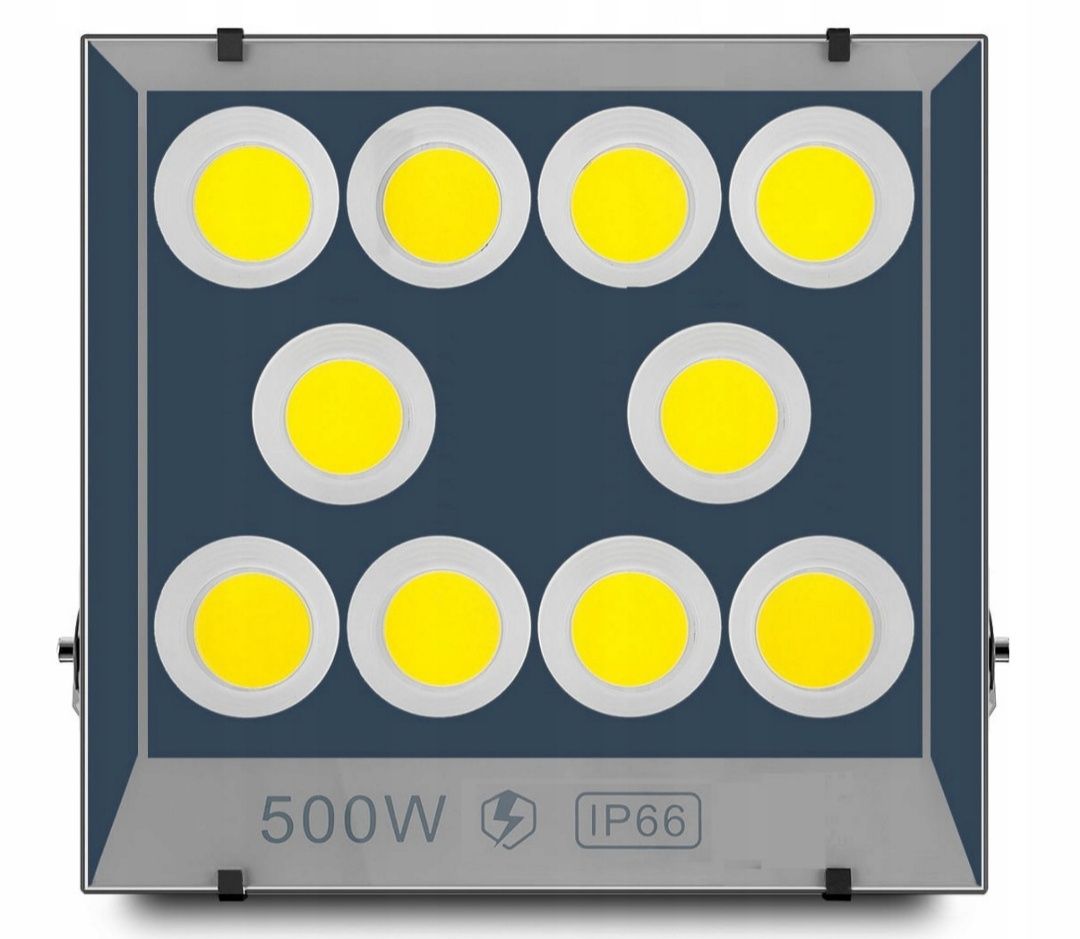 Halogen naświetlacz 500W LED IP66 dioda lampa magazynowa garażowa