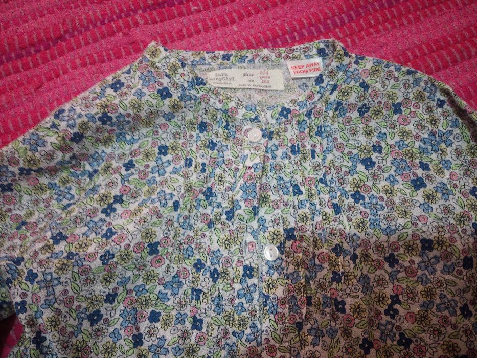 Camisa flores menina