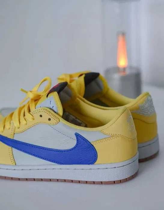TravisScottxJordanAirJordan1LowOGCanary Yellow R.40