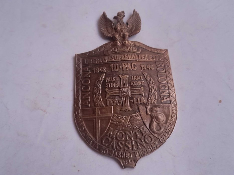 Ryngraf 2. Korpus Polski - Monte Cassino (10 Pułk Artylerii Ciężkiej)