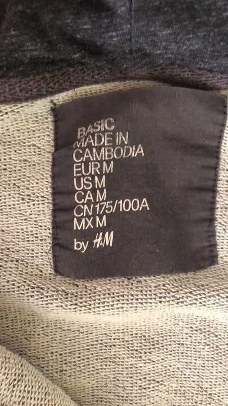 Szara bluza rozpinana x H&M