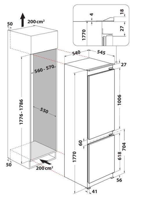 Frigorifico Encastrar Hotpoint Ariston