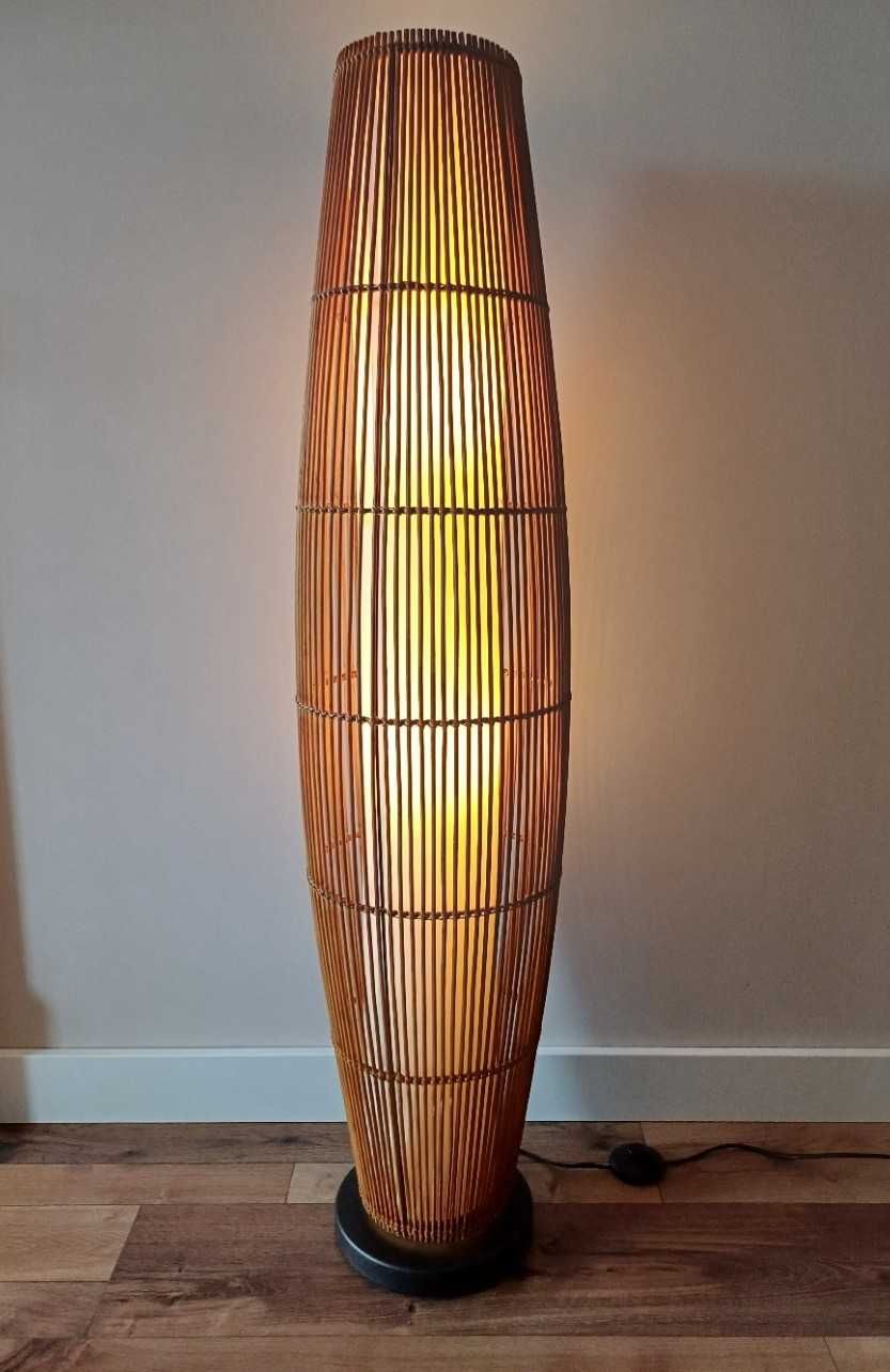 Lampa stojąca podłogowa, w stylu BOHO, wysokość 123 cm