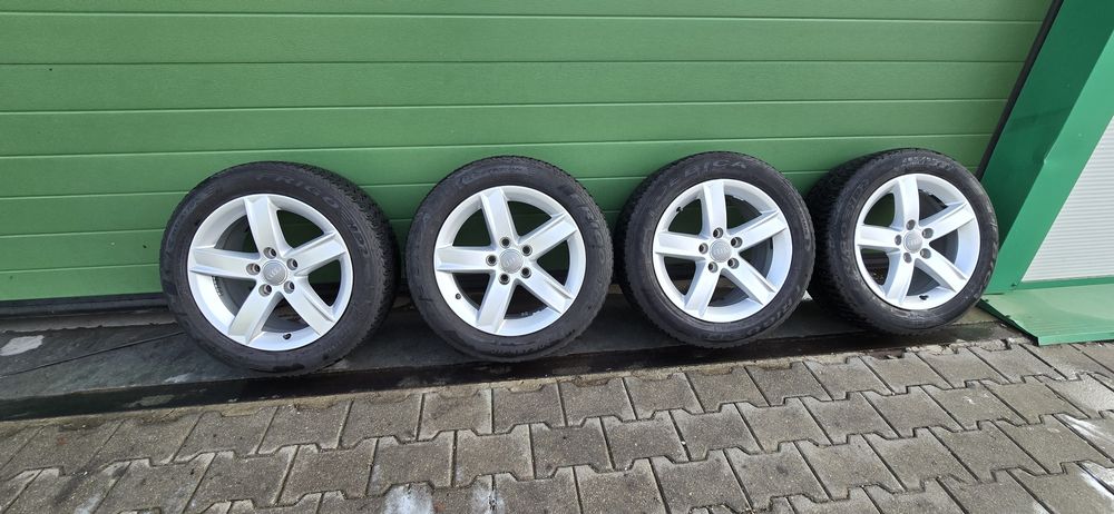 Koła Audi 5x112 opony zimowe 205x55r16