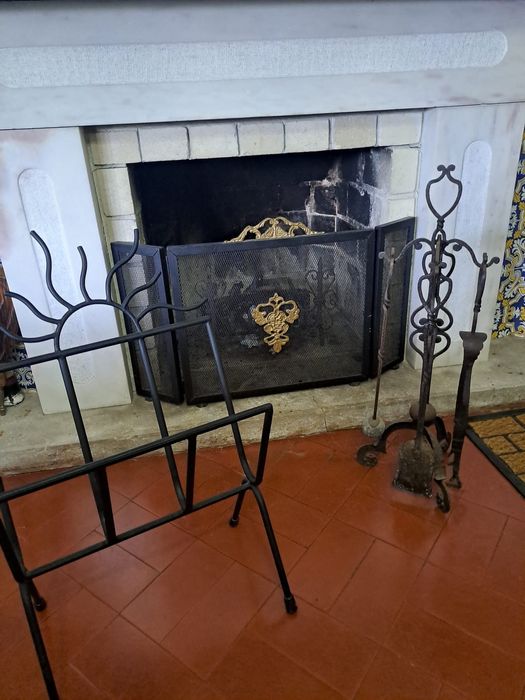 Conjunto para lareira 3 peças