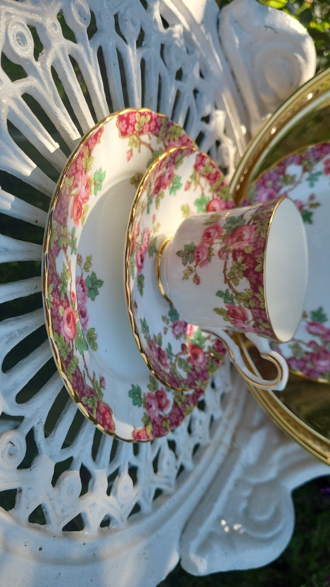 Porcelana  filizanka i spodek talerz Royal Albert