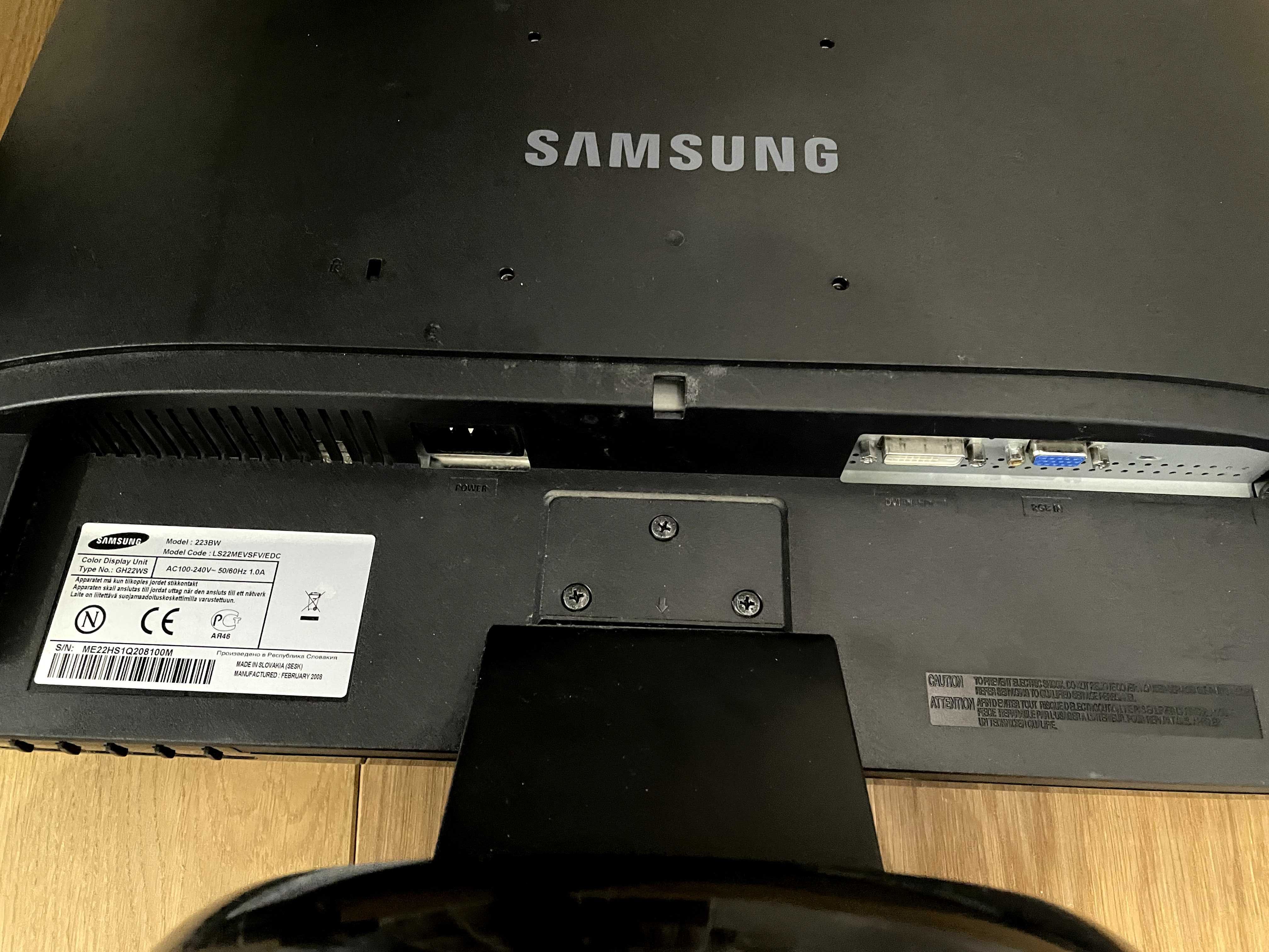 Monitor Samsung 223BW 22"