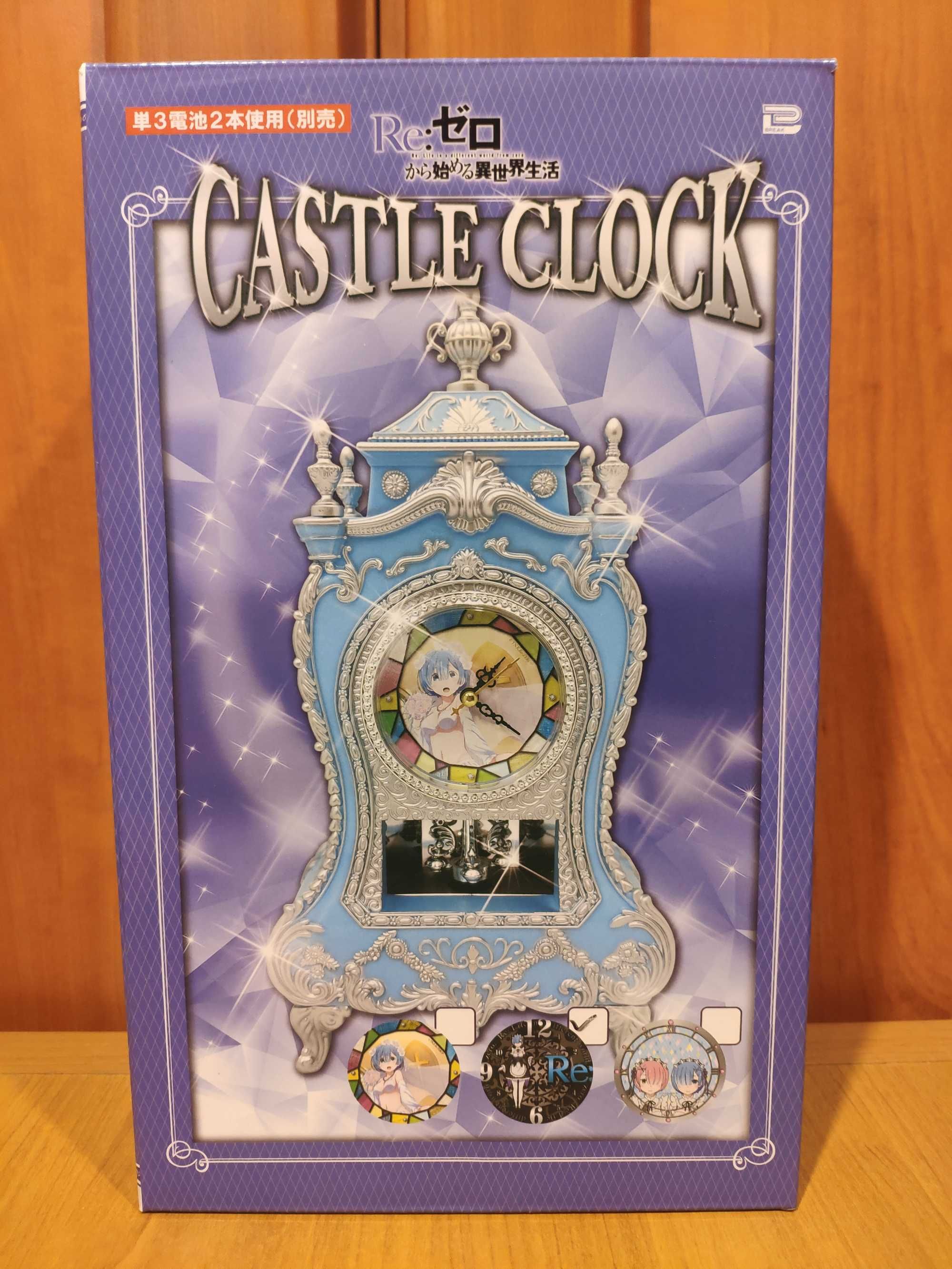 Zegar "Castle Clock" Anime Manga - Re:Zero - Rem - Break