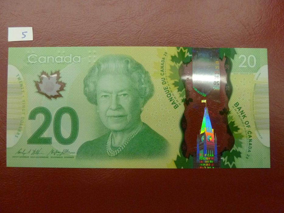 Banknot polimerowy Kanada 20 dolarów