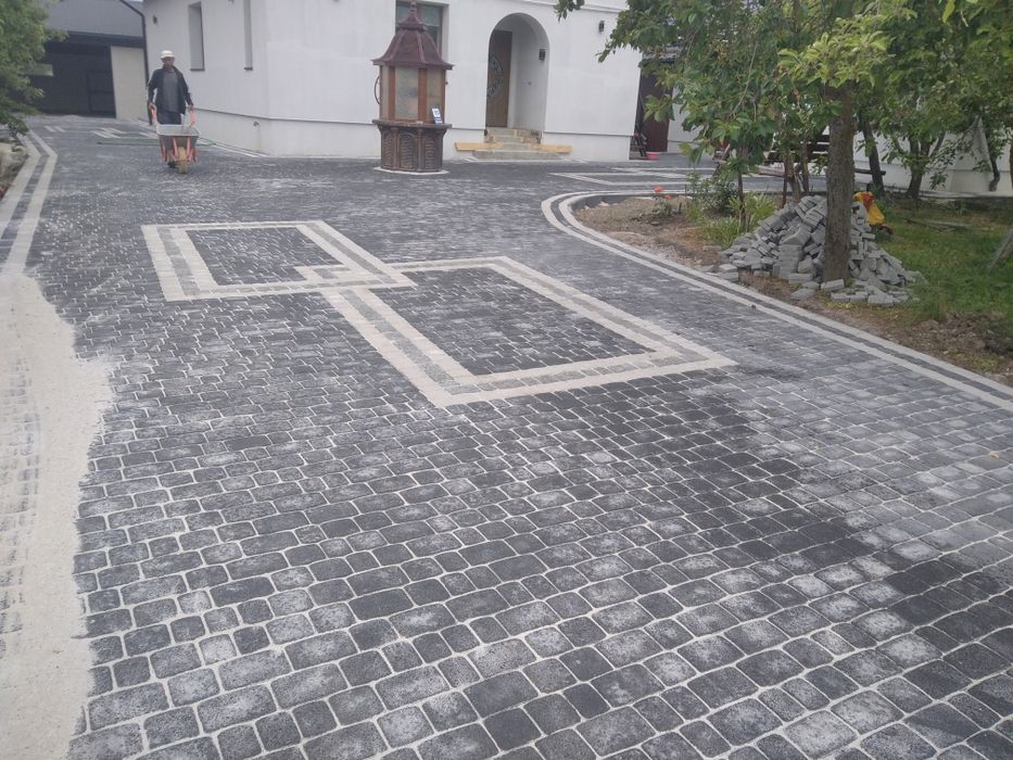 Укладання Бруківка Укладка Встановлення Бруківки