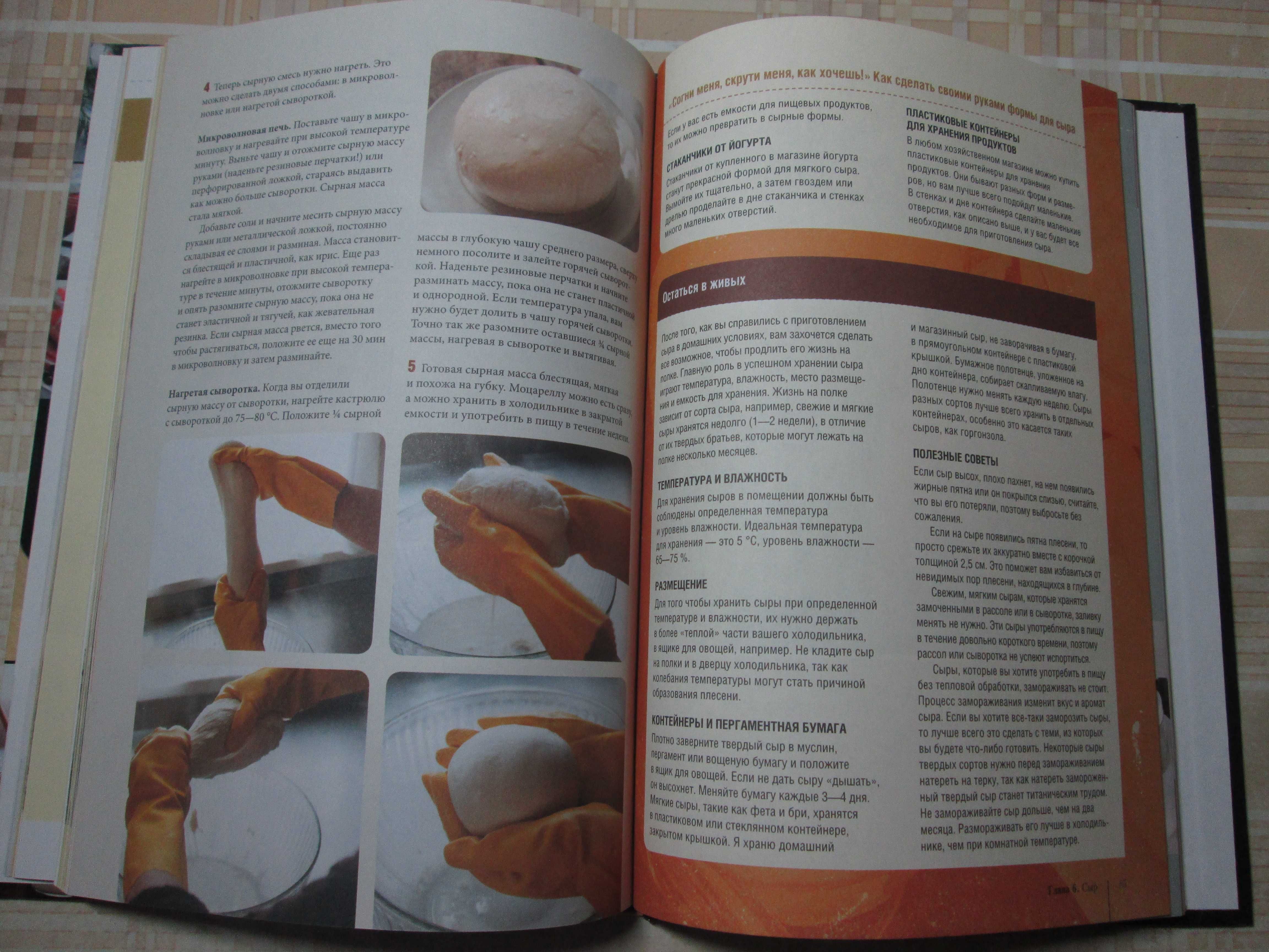 Книга кулинарная Домашний сыр, творог, йогурт