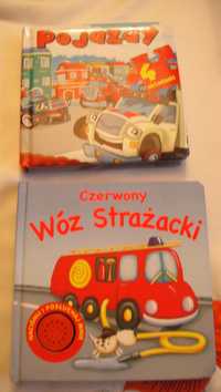 Książki dla chłopców, Pojazdy-Puzzle, Czerwony Wóz Strażacki