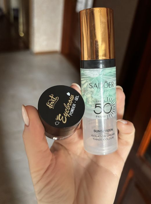 База під макіяж та гель-тіні для брів