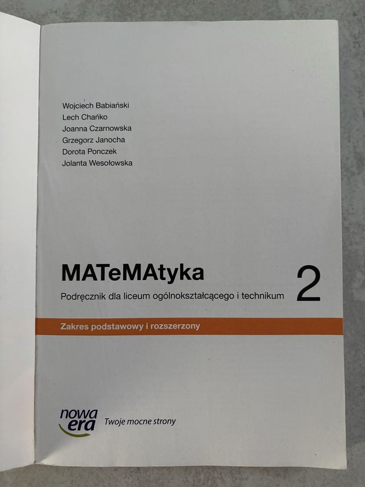 Matematyka 2.