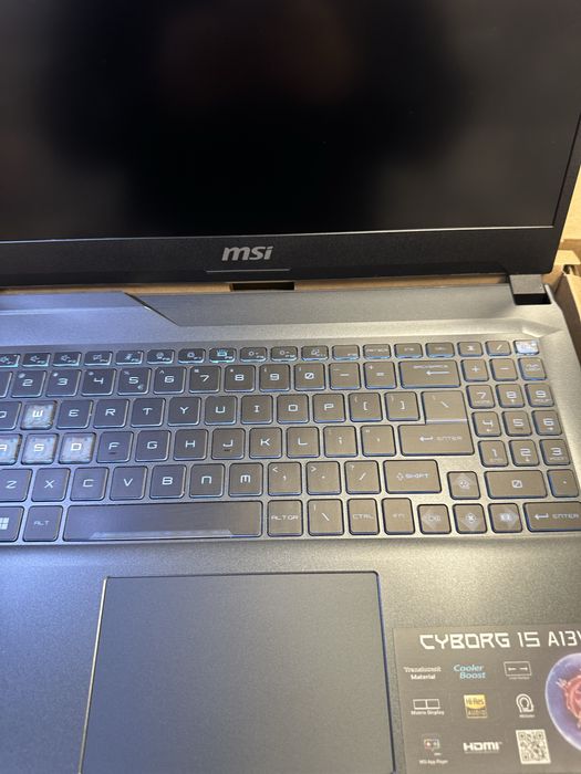 Nowy laptop gamingowy MSI Cyborg I7 13g. 1TB RTX4050 sklep Centrum Gsm