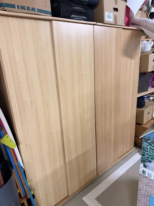 2 roupeiros ikea chapa de carvalho