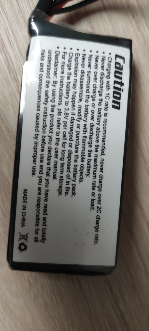 *2x Akumulator Ovonic 2200mAh 2S 7.4V LiPo 20C – jak nowe, RC dron aut