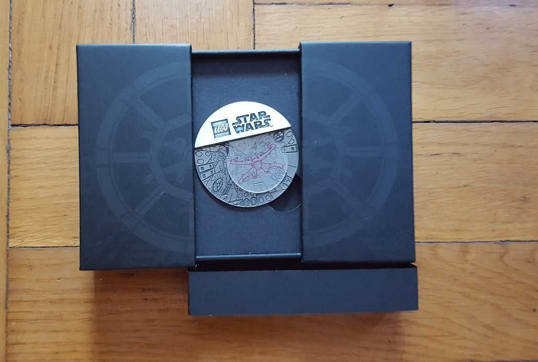 LEGO 500.8818 Star Wars 3 sztuki - Medal kolekcjonerski Bitwa o Yavin