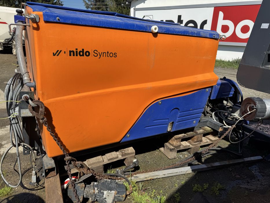 Solarka piaskarka Schmidt Syntos Stratos Taśma na Unimog rotopower