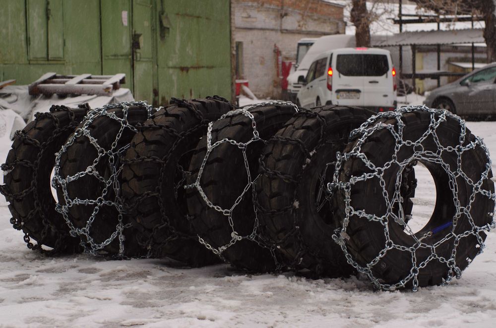 Цепи противоскольжения 6.50-10 для погрузчика, антибукс, антиснег.