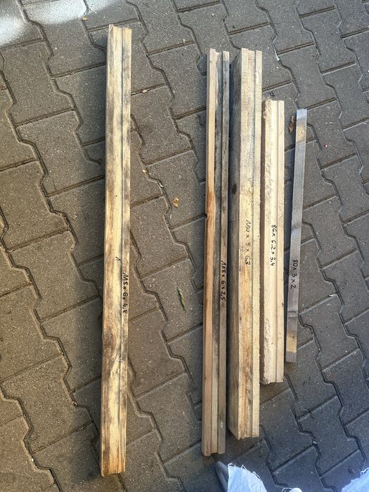 Kantówki w różnych wymiarach