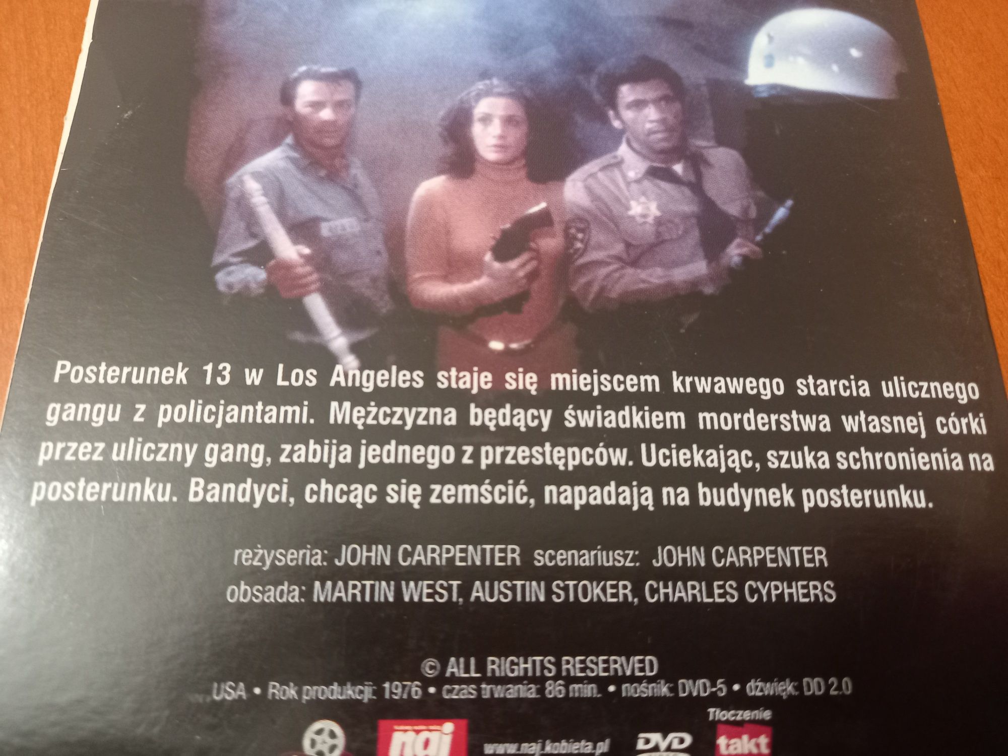 Film Atak na Posterunek 13 DVD Video