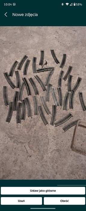 Tory szyny do kolejki Piko mehano pociąg 38 elementów