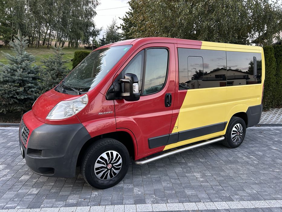 Bus Fiat Ducato 9-osobowy 2.3 * KLIMA * TEMPOMAT * NAVI * SERWISOWANY