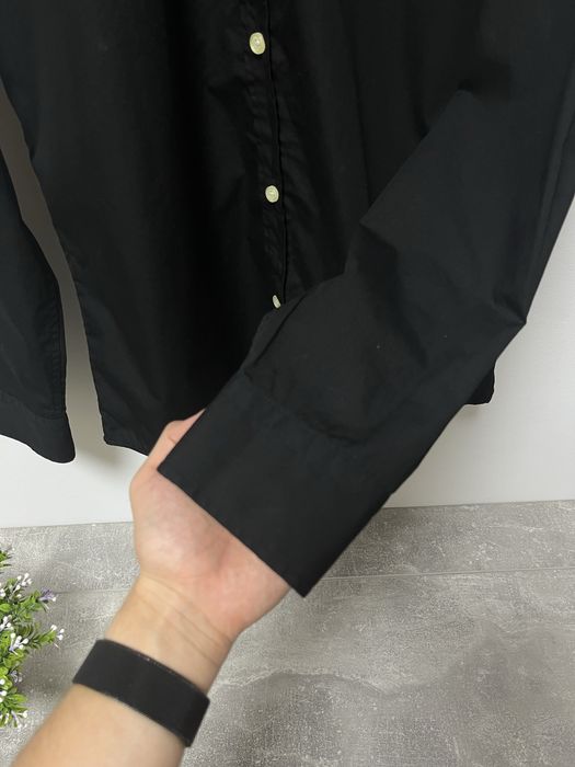 Gant рубашка черная мужская / Размер М