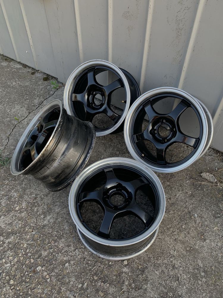 Диски R15 4x100/98. Nakayama TE37-Style. Диски. Диски с полкой