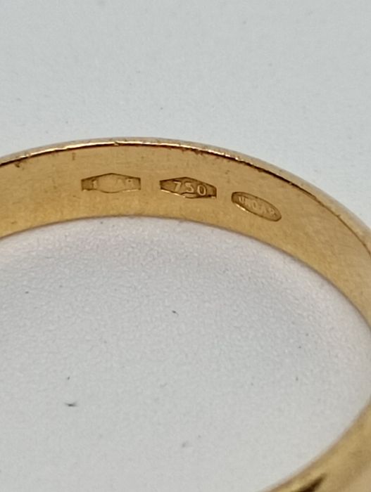 Złota obrączka 750 18K 3,4g r.17 Komis Madej Tarnów