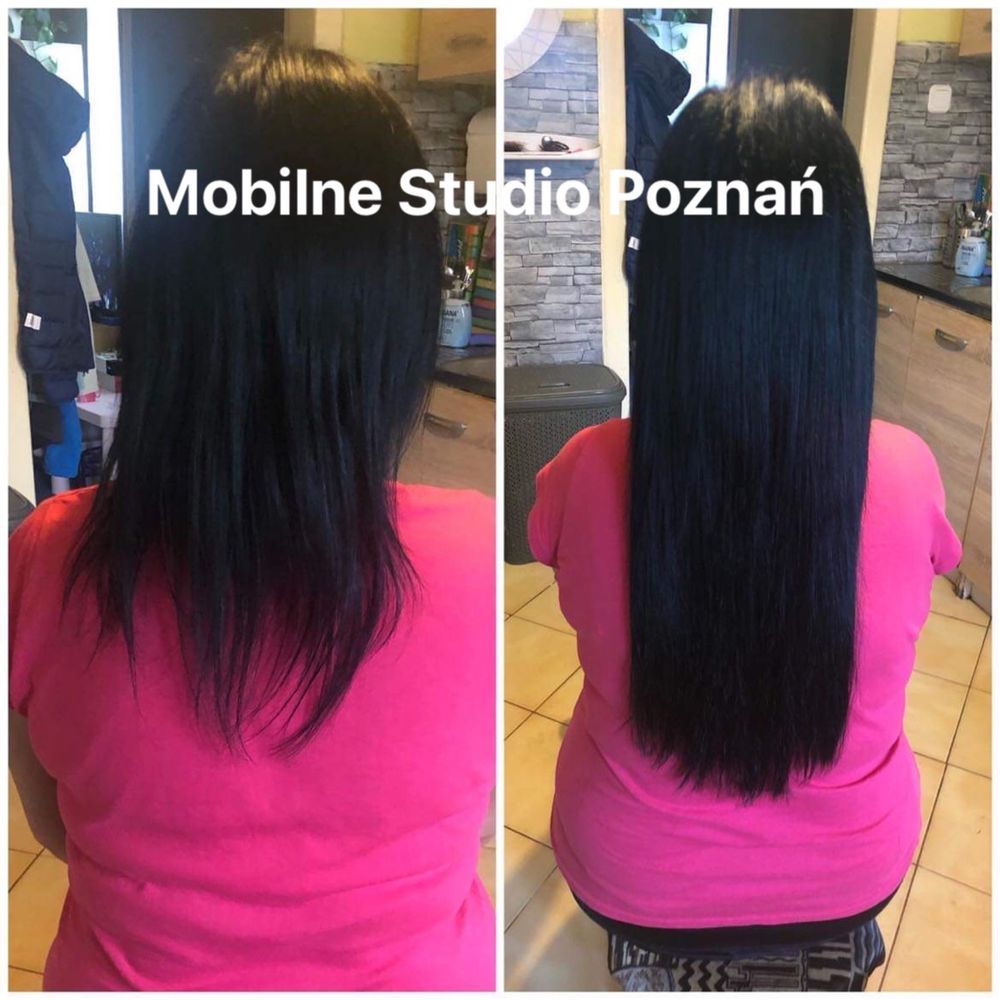 PRZEDŁUŻANIE WŁOSÓW mobilnie z dojazdem do klienta