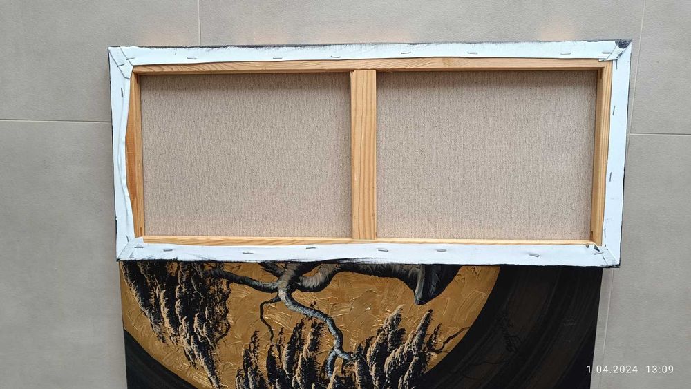 Obraz 4 częściowy malowany na płótnie