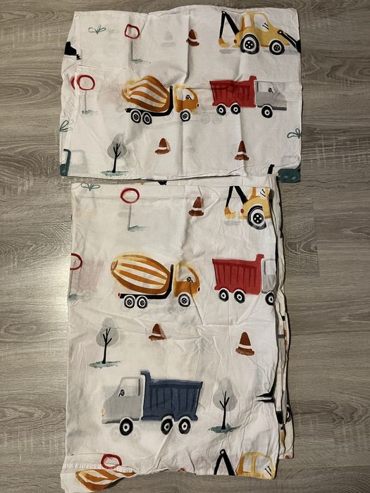 Pościel dziecięca samochody budowlane