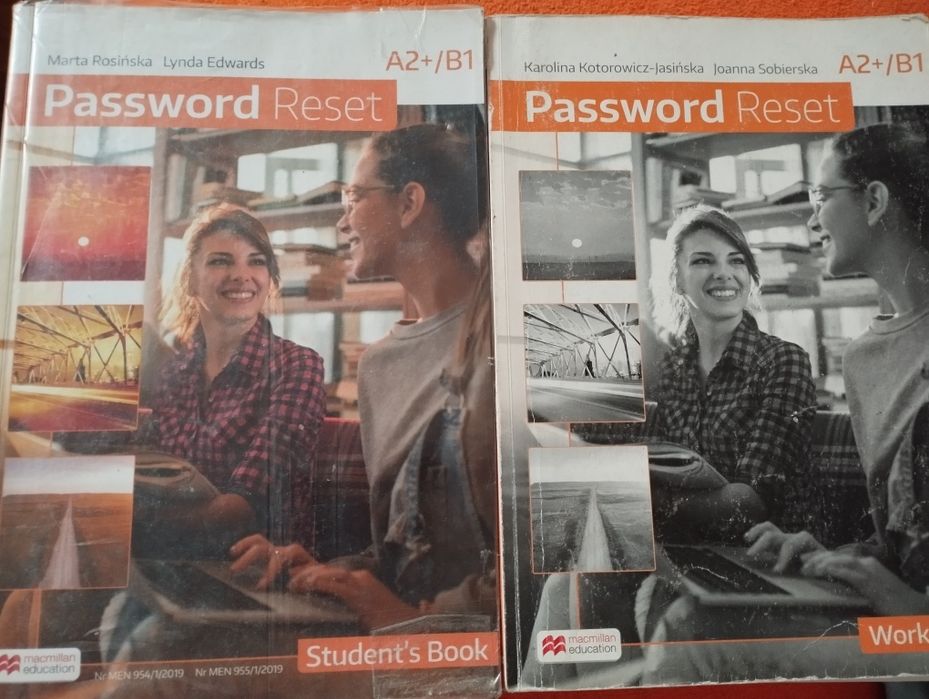 Komplet 3 książek do j.angielskiego • Password Reset A2-/B1